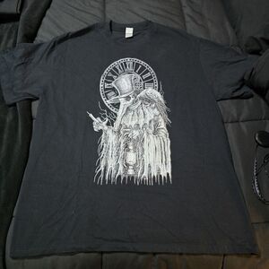 Men's Black Plague Doctor Graphic Tee